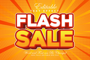 Flash Sale 3D Text Effect | Vector, a Layer Style Add-On by padilah_a