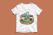 Trip to the desert in a campervan, a Transportation Illustration by gunaonedesign (Thumbnail 4 of 7)