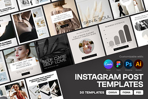 Instagram Post Template Social Media