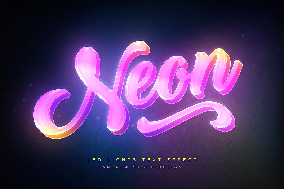 Led Lights Text Effects, a Brushes & More by Andrew Skoch Design (Photo 7 of 9)