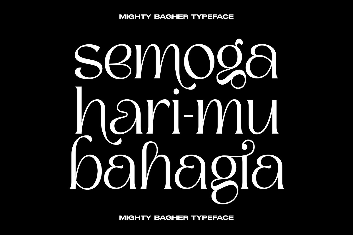 Mighty Bagher, a Font by NYDESIGN (Photo 4 of 9)