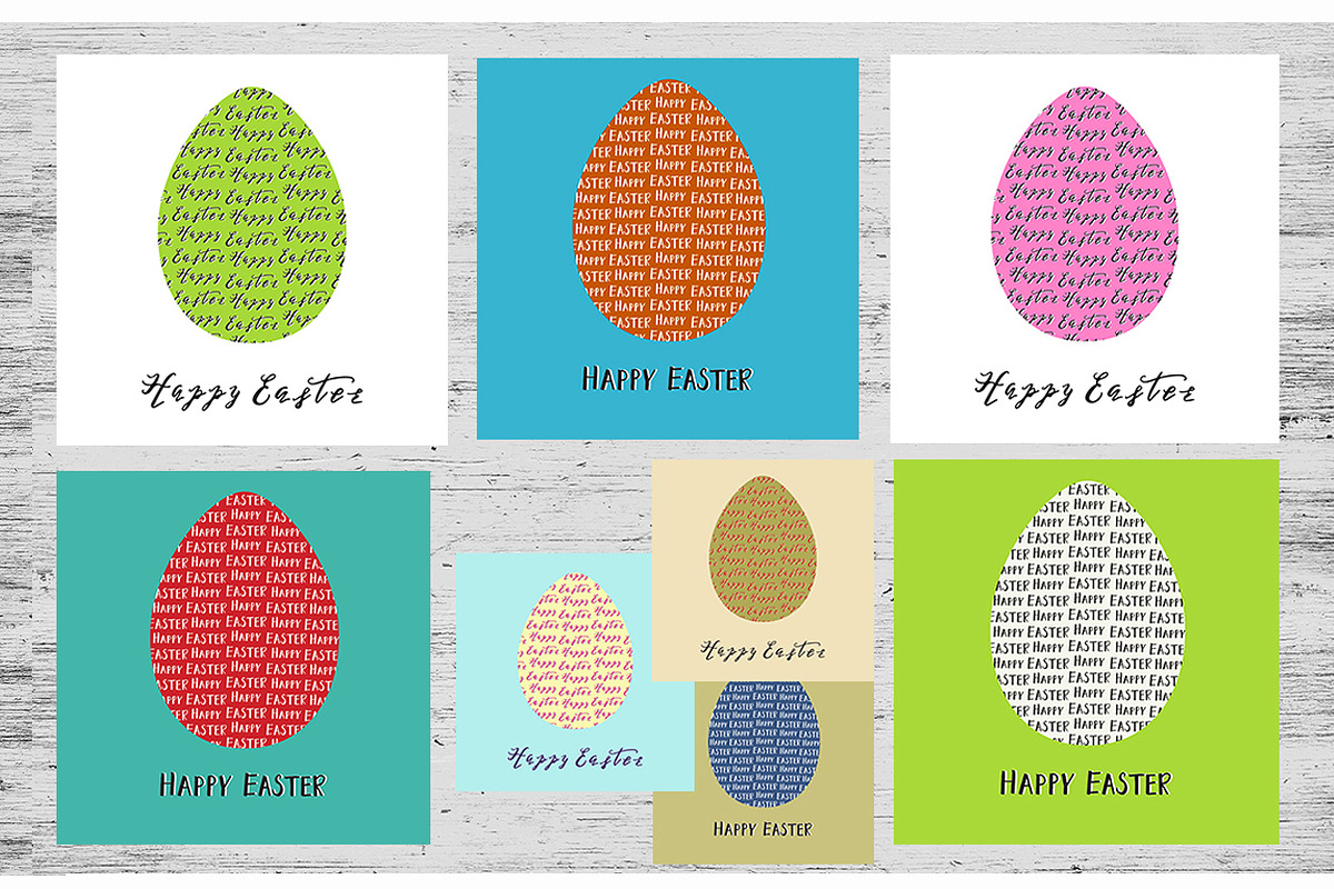 Vintage Easter Collection, a Background Graphic by IRSYART (Photo 13 of 17)