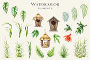 Birds Watercolor Painted Set, an Animal Illustration by AnitaPol (Thumbnail 17 of 18)