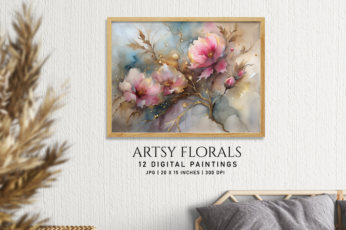 Artsy Florals, a Background Graphic by Digital Art Creations (Photo 8 of 8)