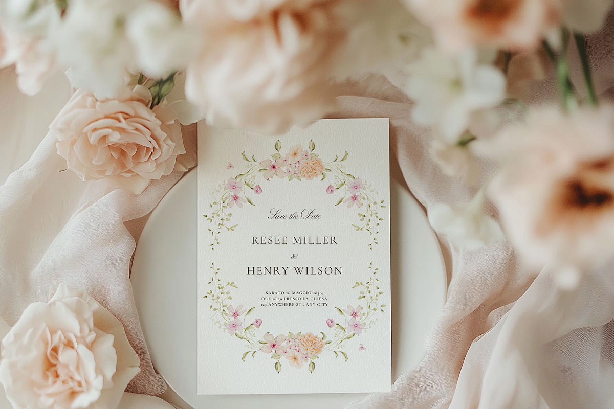 Delicate Pastel Watercolor Flowers, a Decorative Illustration by Altea Design Studio (Photo 7 of 26)