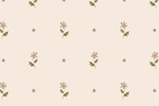 Vintage Half Drop Floral Pattern, a Pattern Graphic by Mieken Petra Designs (Thumbnail 2 of 3)