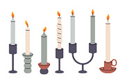 Burning vector candles, a Decorative Illustration by Torontotokio (Thumbnail 3 of 6)