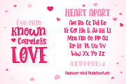 Heart Apart Lovely Font, a Font by Helotype (Thumbnail 2 of 3)