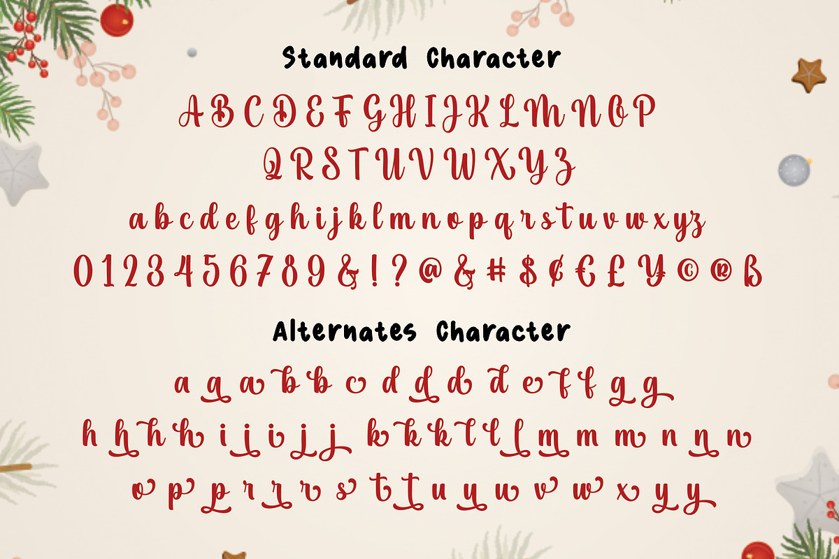 Candy Canes, a Script Font by Umitype (Photo 6 of 7)