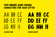 Estadio Font Family, a Font by Ballasiotes (Thumbnail 4 of 5)