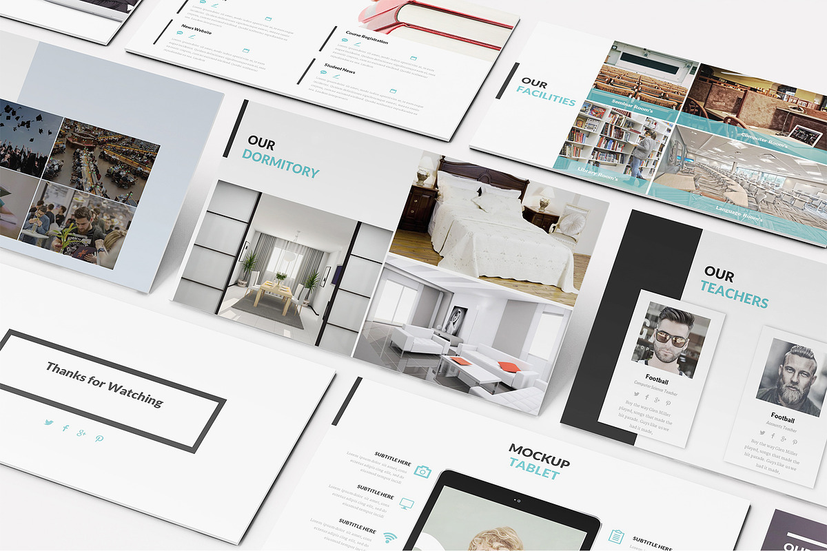 University & Education Powerpoint, a Presentation Template by Incools Stokie (Photo 8 of 10)