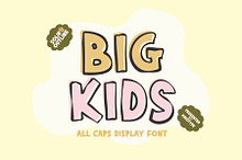Big Kids | AllCaps Outline Ugly Font