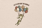 Let's explore the world, an Animal Illustration by Vectorlina (Thumbnail 1 of 4)