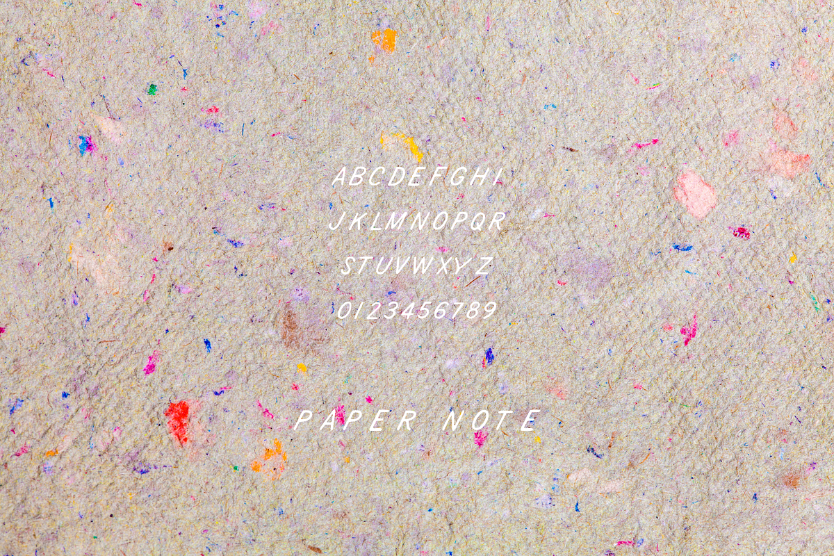 Paper Note, a Font by Honey Lust Co. Shop (Photo 3 of 3)