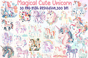 Magical Kingdom Pastel Cute Unicorn, an Illustration by Sublimation Artist (Thumbnail 1 of 6)