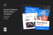 Creative Sketch Photo Effect, a Layer Style Add-On by veila.me (Thumbnail 8 of 8)