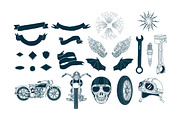 6 Vintage Motorcycles Badges, a Branding & Logo Template by PaperBat (Thumbnail 5 of 5)