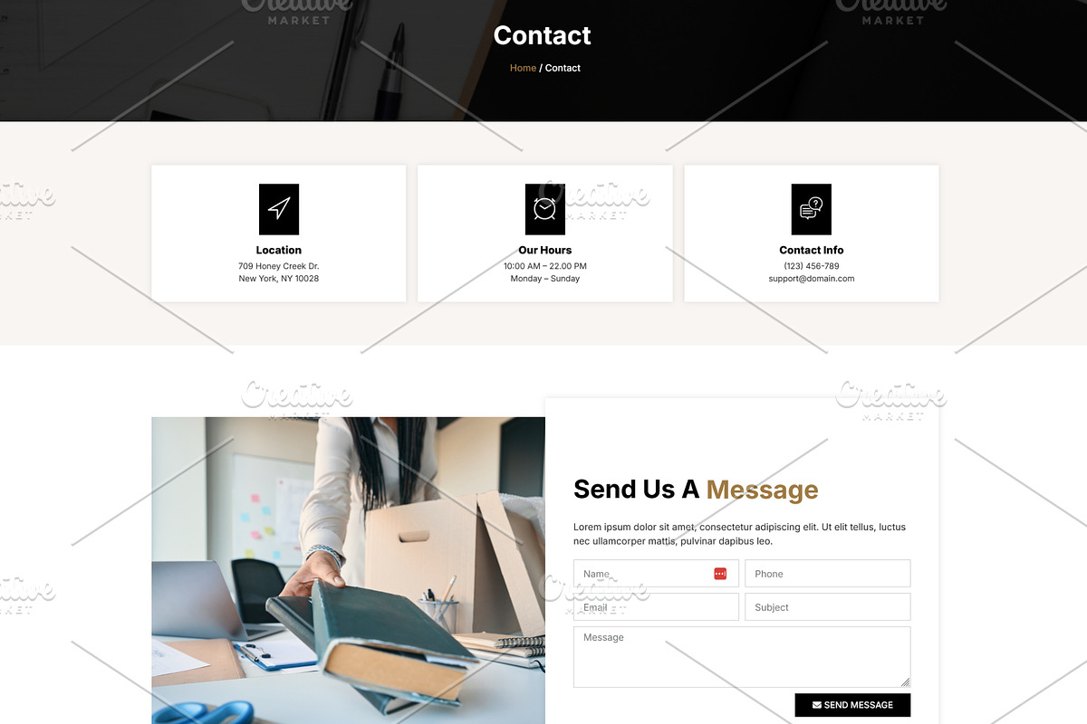 Stationery & Book Store Elementor, a WordPress Template by HasnainDEV (Photo 5 of 5)