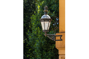 Historic english street lantern, an Architecture Photo by Backyard Stock