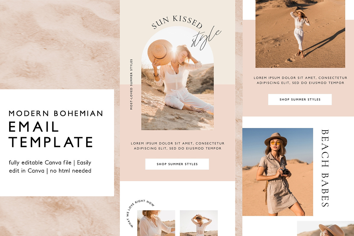 Neutral Email Marketing Template, an Email Template by KikiBunnyCreative (Photo 1 of 7)