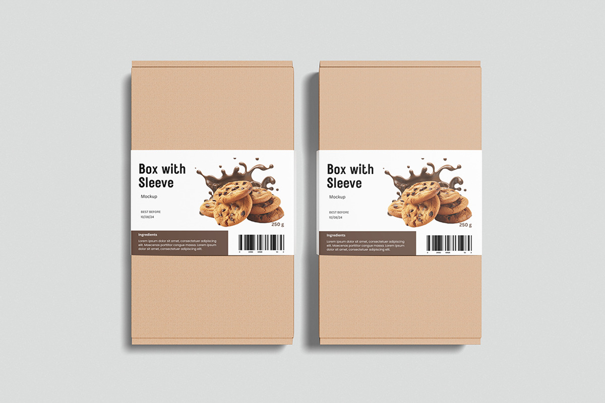 Box with Sleeve Mockup, an Advertising Mockup by Twins_studio926 (Photo 5 of 5)