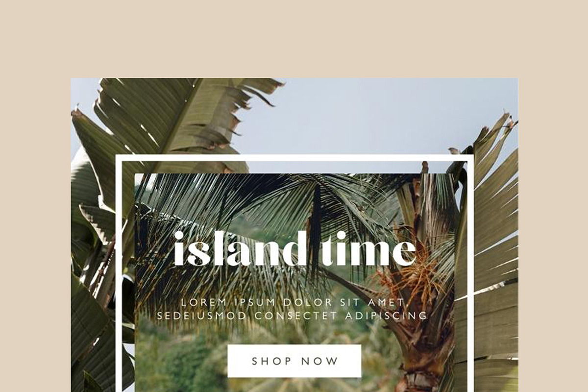 Retro Boho Email Marketing Template, an Email Template by KikiBunnyCreative