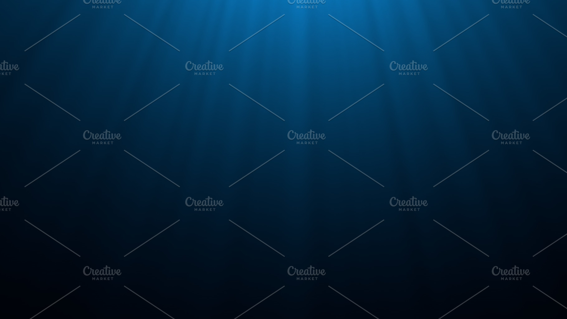 Deep blue undersea with sunlight ray through over surface ripple, a Nature Photo by Ministocker