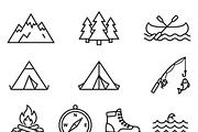 420 Fishing Adventure Vector Icons, an Outline Icon by adenpinkstore (Thumbnail 5 of 11)