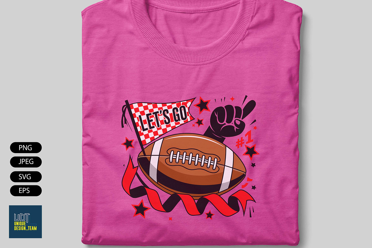 Retro Football Game Day Png, a Sport Illustration by Unique Design Team (Photo 6 of 7)