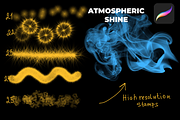 56 SHINE brushes for PROCREATE X5, a Brush Add-On by Graphics Resources (Thumbnail 10 of 17)
