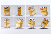 Tin Rectangular Canister Mock-Up, a Packaging Mockup by DesignRushMarket (Thumbnail 1 of 8)