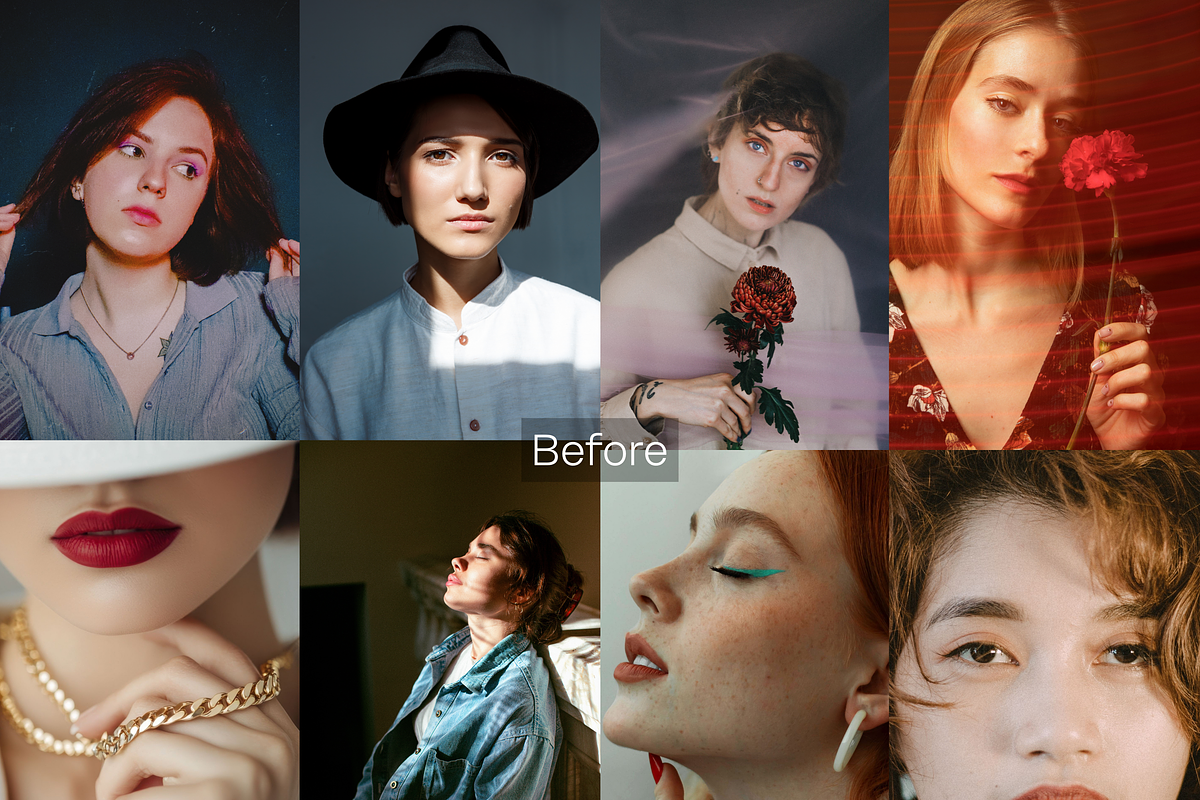 13 Moody Portrait Lightroom Presets, a Preset Add-On by RamsaGraphi (Photo 2 of 9)