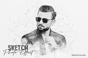 Sketch Photo Effect, a Layer Style Add-On by dx_vect