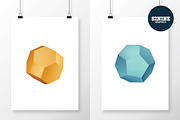 Polyhedral Vector Objects + Bonus!, an Object Graphic by 52NINE GRAPHICS (Thumbnail 3 of 10)