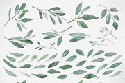 Christmas Watercolor Elements, an Illustration by LeiaSW (Thumbnail 3 of 8)
