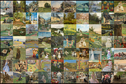 800+ Spring Season Oil Paintings, a Background Graphic by Lilithcollageart (Thumbnail 4 of 11)