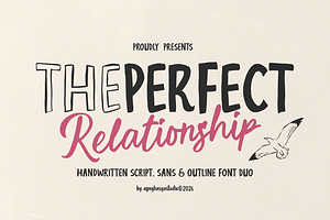 Perfect Relationship - Font Duo