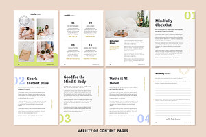 Wellness Workbook Bundle For Canva