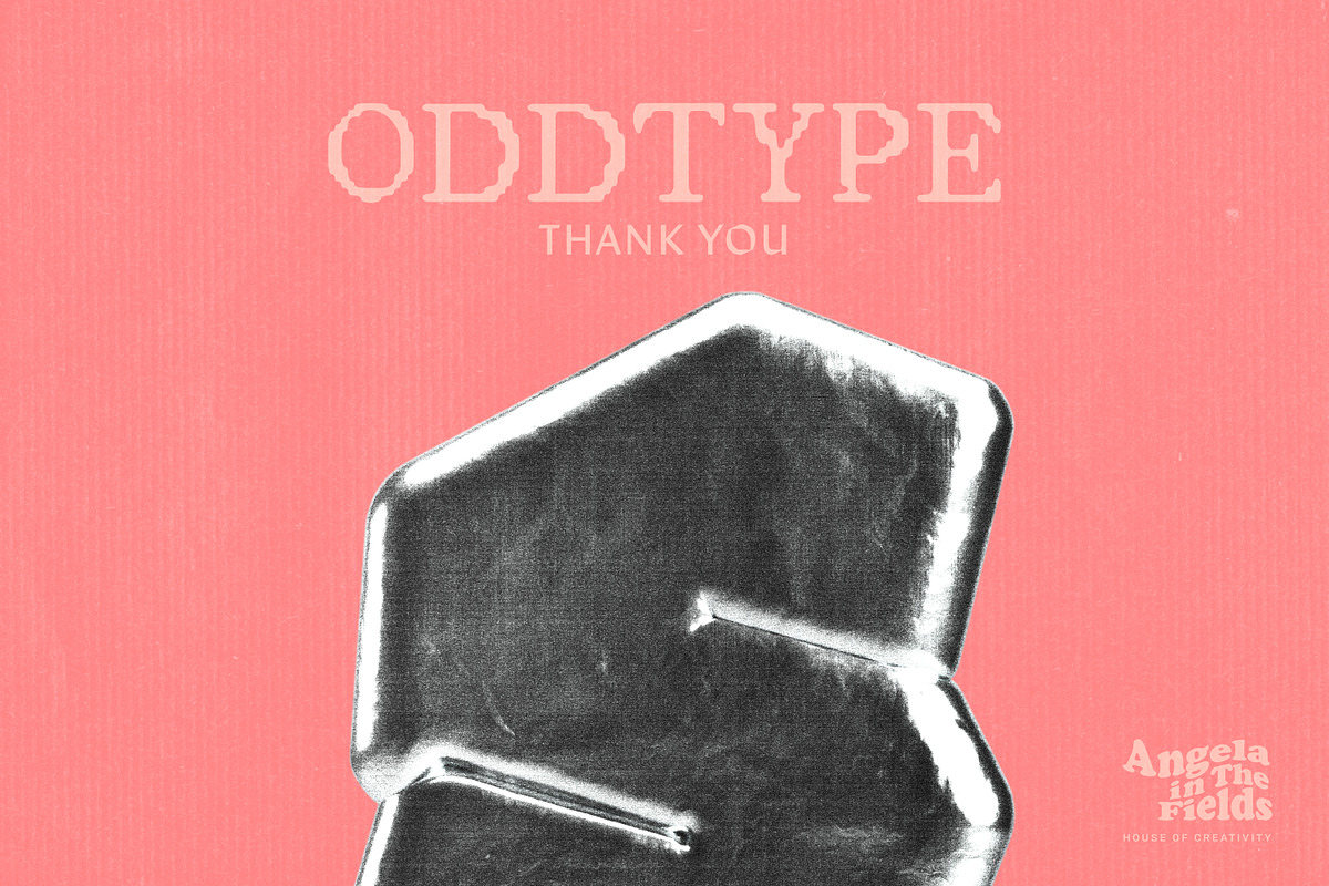 Retro 3D Letter PNGs: Oddtype, an Object Graphic by angelainthefields (Photo 11 of 11)