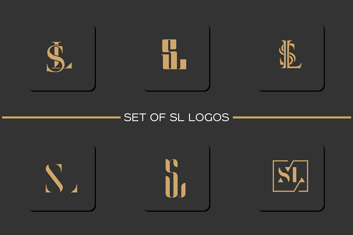 Set Of SL, LS, Abstract Logos, a Branding & Logo Template by art_creater
