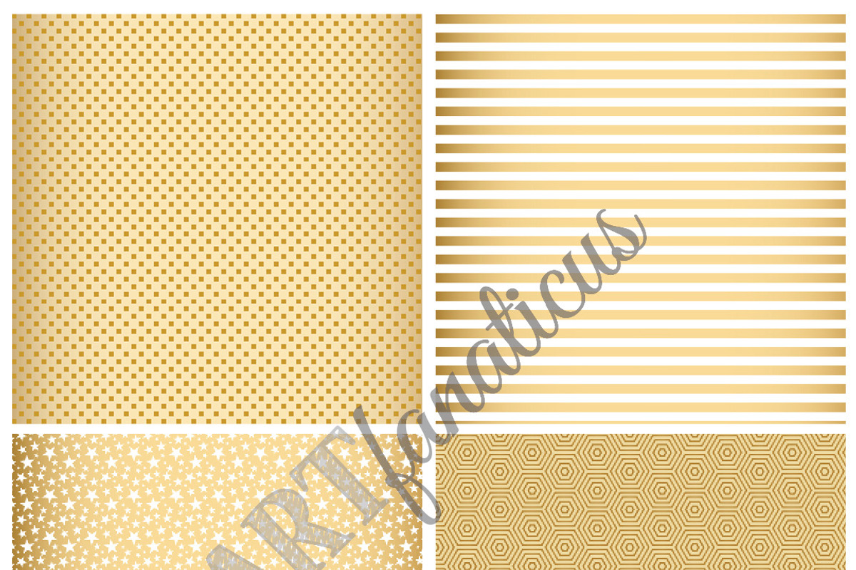 GOLD SHINE, a Pattern Graphic by Artfanaticus (Photo 4 of 4)
