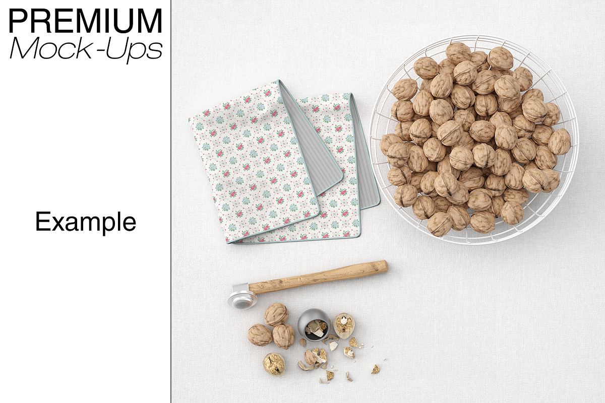 Kitchen Towel & Tablecloth Mockups, a Product Mockup by mock-ups (Photo 10 of 15)