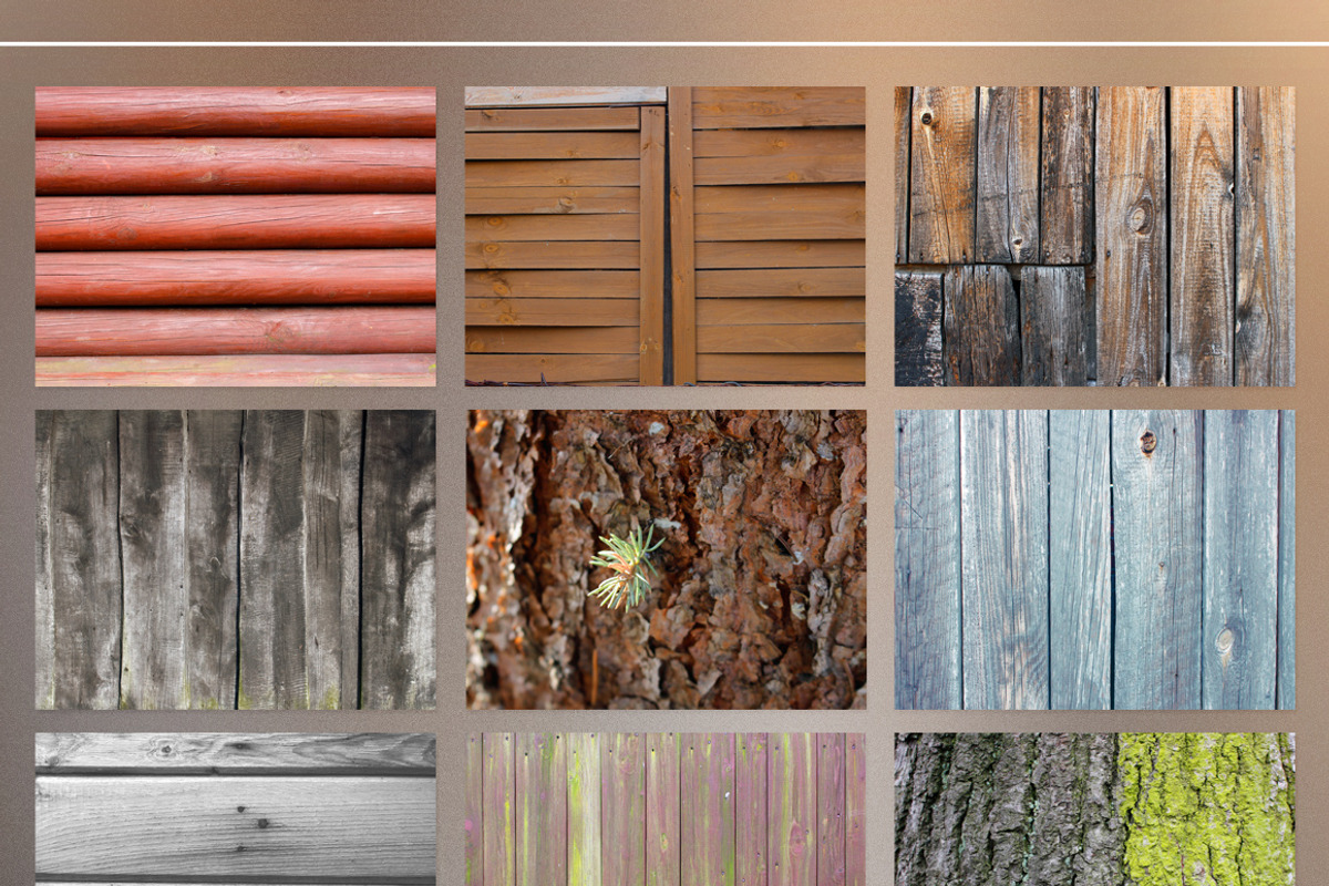 Wood Textures Set, a Texture Graphic by Backgrounds Store (Photo 2 of 4)