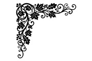 Floral Corner Ornament Bundle, an Object Graphic by hafijul (Thumbnail 6 of 7)