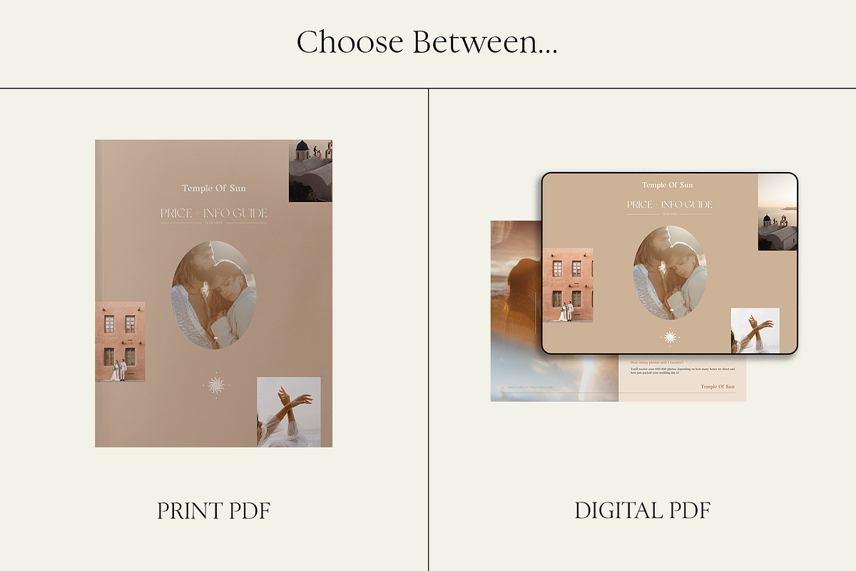 Dreamy | Photo Price Guide Canva, a Templates & Theme by Studio Leelou (Photo 2 of 9)