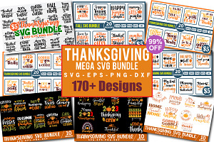 Thanksgiving Mega SVG Bundle