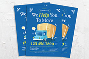 Moving Service Flyer, a Flyer Template by Gumico Studio. (Thumbnail 2 of 3)