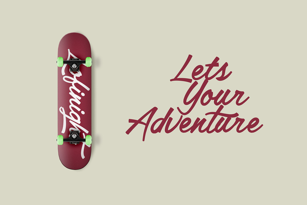 Lakeland brush font, a Script Font by Emyself Design (Photo 10 of 10)