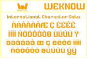 Bright Side font, a Sans Serif Font by weknow (Thumbnail 8 of 8)