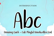 Amazing Quick, a Handwritten Font by Wow Magic (Thumbnail 2 of 3)